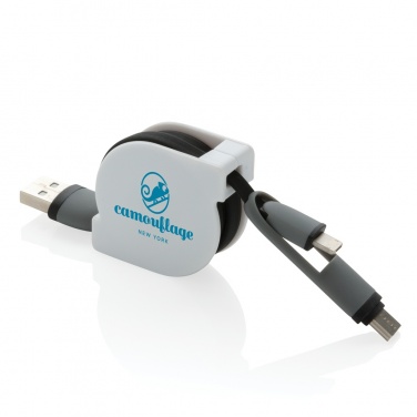 Logotrade business gifts photo of: 3-in-1 retractable cable