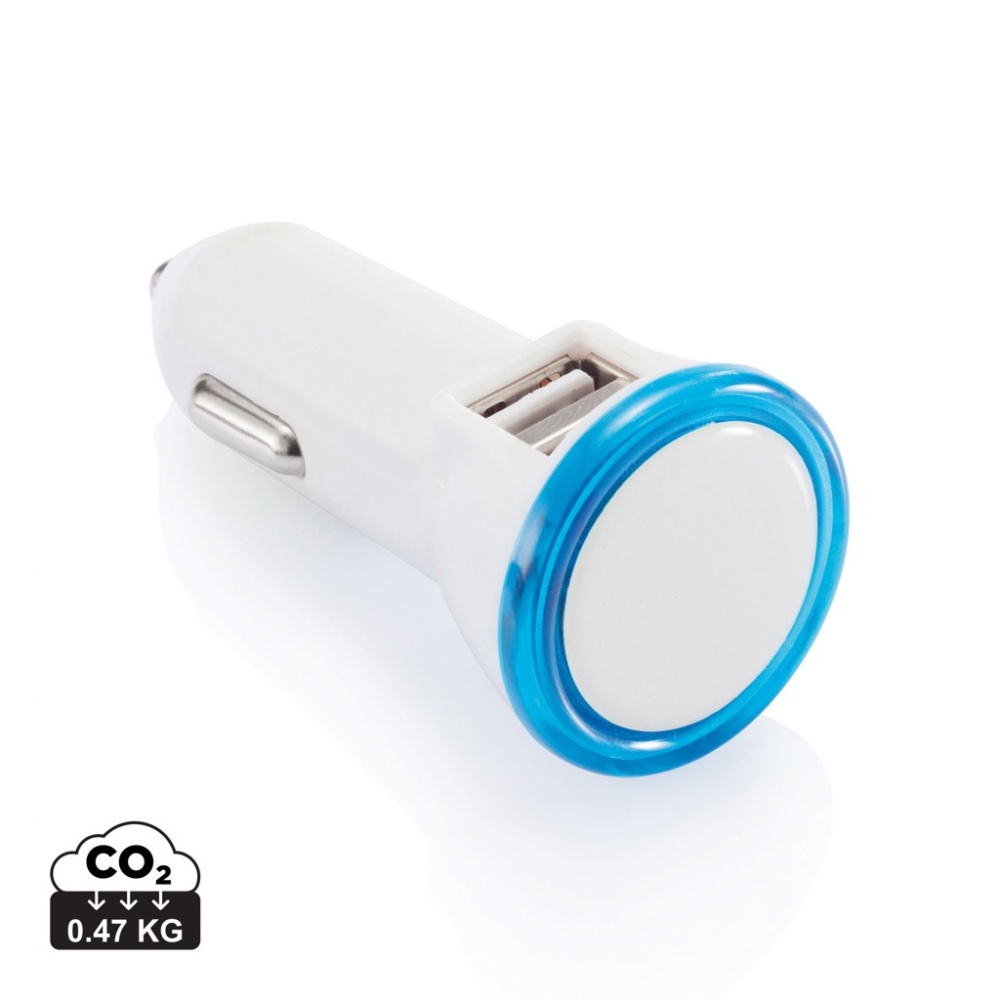 Logotrade advertising products photo of: Powerful dual port car charger