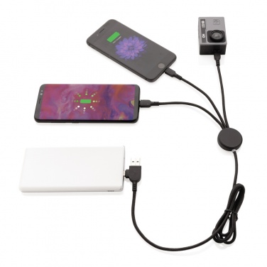 Logotrade advertising product picture of: Light up logo 6-in-1 cable