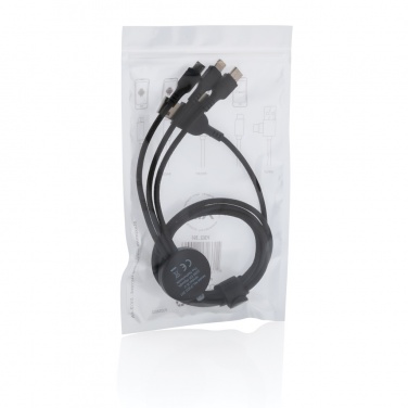 Logo trade promotional giveaway photo of: Light up logo 6-in-1 cable