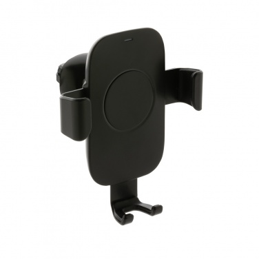 Logo trade promotional products picture of: RCS recycled plastic 10W wireless charging car holder