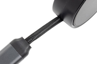 Logotrade promotional product picture of: Terra RCS recycled aluminium retractable 6 in 1 cable