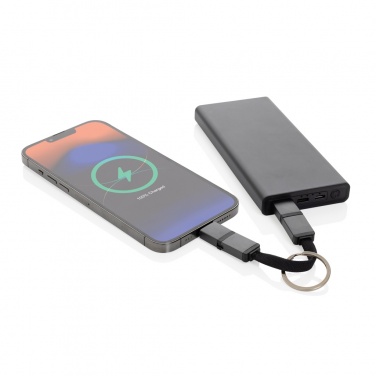 Logotrade promotional gifts photo of: Terra recycled aluminum 4 in 1 60W fast charging cable