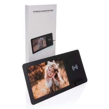 Logotrade promotional product picture of: 5W Wireless charger and photo frame