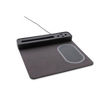 Logo trade advertising products image of: Air mousepad with 5W wireless charging and USB