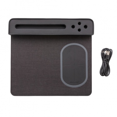 Logo trade advertising product photo of: Air mousepad with 5W wireless charging and USB