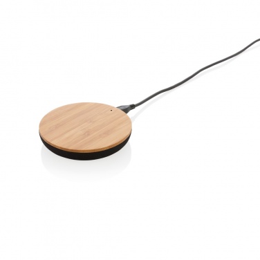 Logotrade corporate gifts photo of: Bamboo X 5W wireless charger