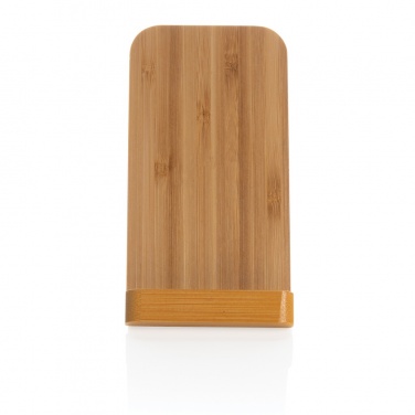 Logotrade corporate gifts photo of: Bamboo 5W wireless charging stand