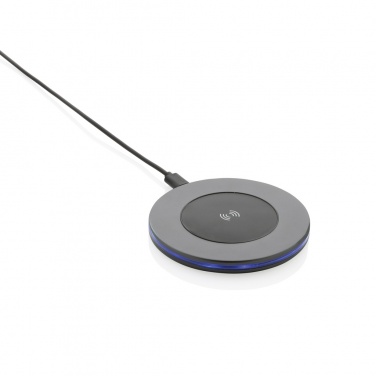 Logo trade promotional products image of: Terra RCS recycled aluminium 10W wireless charger