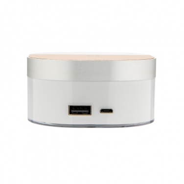 Logotrade promotional merchandise image of: Aria 5W Wireless Charging Digital Clock