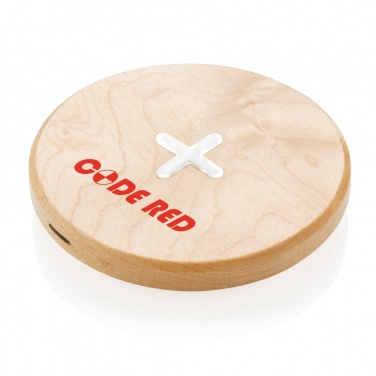 Logotrade promotional giveaway image of: 5W wood wireless charger