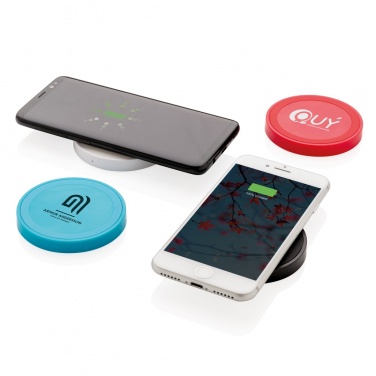 Logotrade promotional product picture of: 5W wireless charging pad round