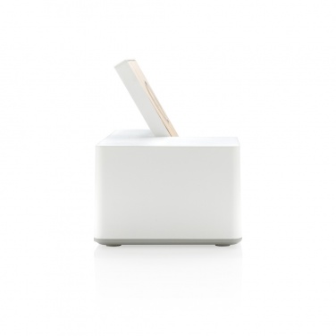 Logo trade promotional products image of: Ontario 5W wireless charger with speaker