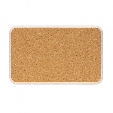 Logotrade promotional gifts photo of: Cork and Wheat 5.000 mAh pocket powerbank