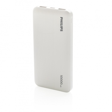 Logotrade promotional merchandise image of: Philips 10.000 mAh slim powerbank