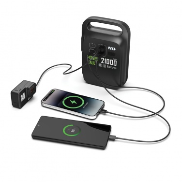 Logotrade advertising product picture of: Power Vault RCS rplastic 21000 mAh portable power station
