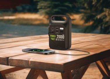 Logo trade business gift photo of: Power Vault RCS rplastic 21000 mAh portable power station