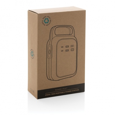 Logotrade promotional gift picture of: Power Vault RCS rplastic 21000 mAh portable power station