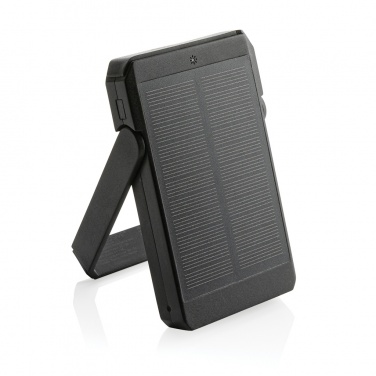 Logotrade promotional giveaways photo of: Skywave RCS rplastic solar powerbank 5000 mAh 10W wireless