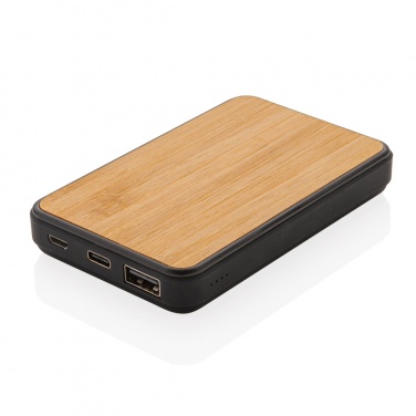 Logo trade advertising products image of: RCS recycled plastic 5.000 mAh Powerbank