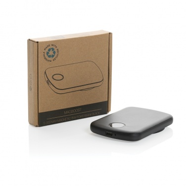Logotrade corporate gifts photo of: MagBoost RCS recycled plastic 5000 mah magnetic powerbank