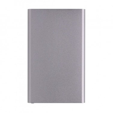 Logo trade promotional merchandise photo of: RCS recycled plastic/aluminum 4000 mah powerbank with type C