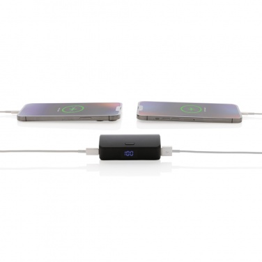 Logotrade promotional giveaway image of: FlashCharge RCS rplastic 5000 mah fast charge powerbank