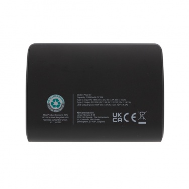 Logotrade promotional products photo of: FlashCharge RCS rplastic 10000 mah fast charge powerbank
