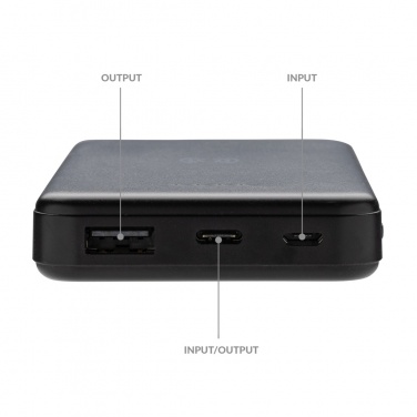 Logotrade promotional giveaways photo of: RCS recycled plastic 5.000 mAh 5W wireless powerbank