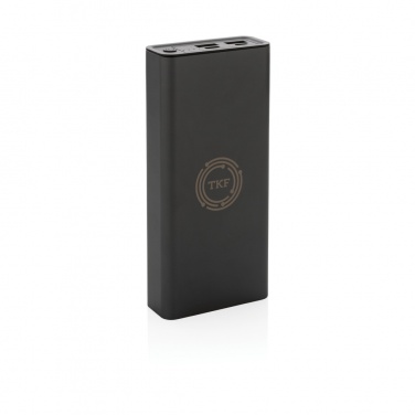 Logo trade promotional items image of: Terra RCS recycled 20W aluminium powerbank 20.000 mAh