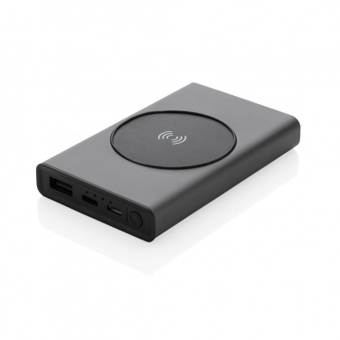 Logotrade advertising products photo of: Terra RCS recycled aluminium 5000 mAh powerbank 5W wireless