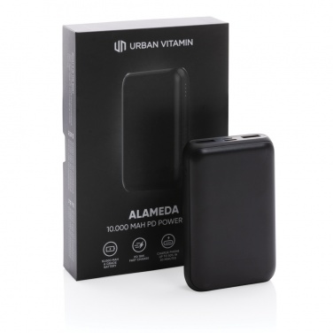 Logo trade corporate gifts picture of: Urban Vitamin Alameda 10.000 mAh 18W PD powerbank