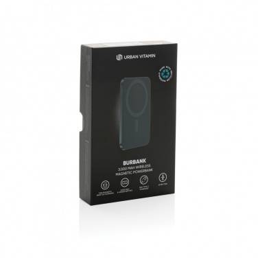 Logotrade promotional giveaway image of: Urban Vitamin Burbank RCS plastic/alu  3000 mah powerbank