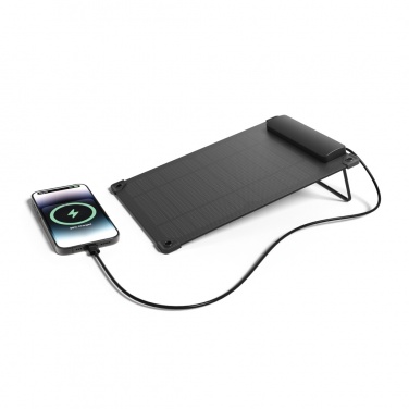 Logo trade promotional giveaway photo of: Solarpulse rplastic portable solar panel 5W
