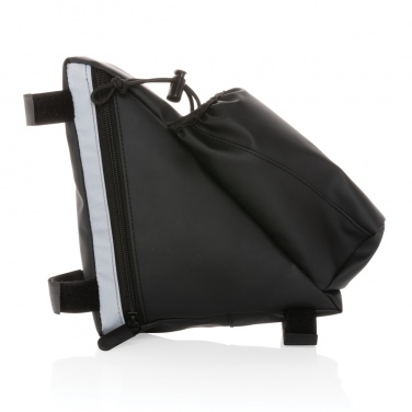 Logo trade promotional item photo of: PU high visibility bike frame bag with bottle holder