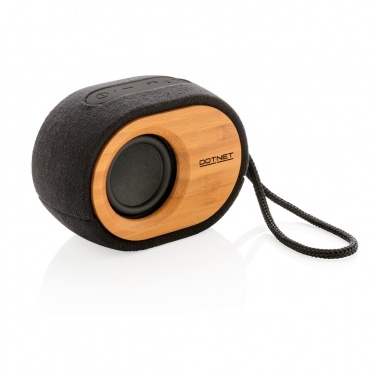 Logo trade promotional item photo of: Bamboo X  speaker