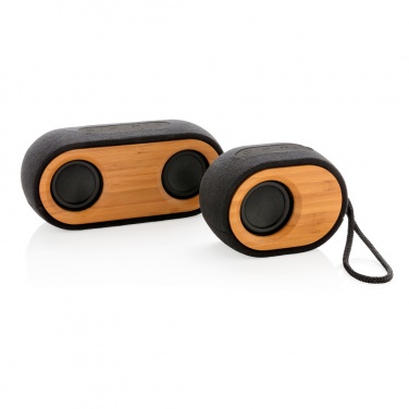 Logo trade promotional giveaways picture of: Bamboo X  speaker