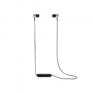 Logotrade promotional merchandise picture of: Bamboo wireless earbuds