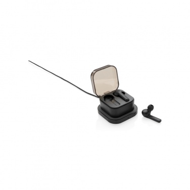 Logotrade promotional item picture of: TWS earbuds in wireless charging case