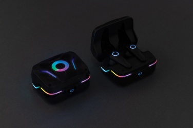 Logo trade promotional giveaway photo of: RGB gaming earbuds with ENC