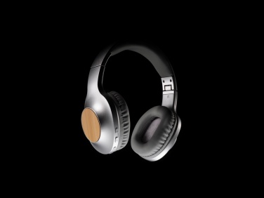 Logo trade advertising product photo of: Dakota Bamboo wireless headphone