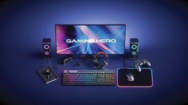 Logo trade promotional giveaways image of: RGB gaming headset