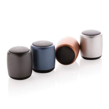 Logotrade promotional item image of: Mini aluminium wireless speaker