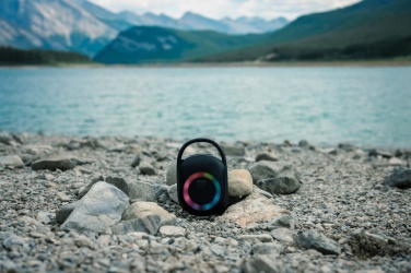 Logo trade corporate gifts image of: RCS recycled plastic Lightboom 5W Clip speaker