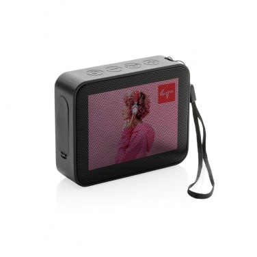 Logo trade promotional gift photo of: Urban Vitamin Vallejo RCS rplastic 3W speaker IPX 7