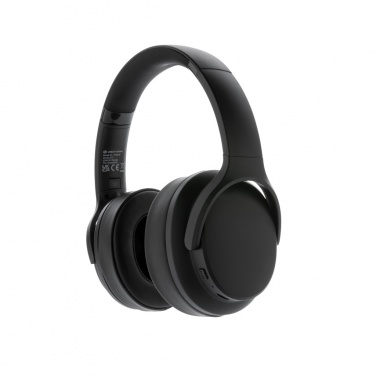 Logo trade promotional giveaways image of: Urban Vitamin Palo Alto RCS rplastic headphone
