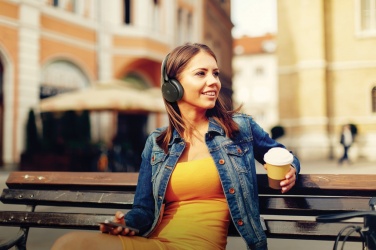 Logo trade promotional items image of: Motorola MOTO XT500 wireless over ear headphone