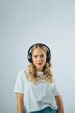 Logotrade promotional item image of: Urban Vitamin Cupertino RCS rplastic ANC headphone