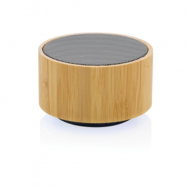 Logotrade promotional gifts photo of: RCS recycled plastic and bamboo 3W wireless speaker