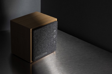 Logotrade advertising product image of: Wynn 5W bamboo wireless speaker
